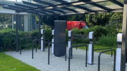 Überdachte Fahrradstation am Elsässer Platz soll Umstieg auf Rad erleichtern